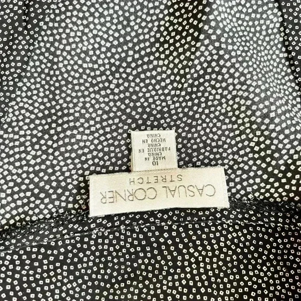 ~Casual Corner~ Beautiful Silk Dress - Size 10 - Picture 7 of 10